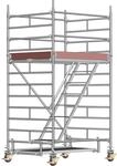 Layher Universal-Fahrger&uuml;st, mit Standleiter, Plattform 1,80 x 1,50 m, Ger&uuml;sth&ouml;he