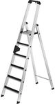 MUNK Stufen-Stehleiter CLIP-STEP, einseitig begehbar, geriffelt, 6 Stufen