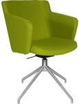 Topstar Besuchersessel SFH, 3D-Sitzgelenk und Aluminium-Fu&szlig;kreuz, gr&uuml;n