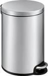 Tretabfallsammler, Volumen 20 l, &Oslash; x H 292 x 455 mm, Edelstahl kaiserkraft