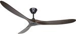 Deckenventilator ECO GENUINO, Rotorblatt-&Oslash; 1800 mm, nuss / mattschwarz kaiserkraft