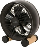Design-Tischventilator mit Holzf&uuml;&szlig;en, HxBxT 290 x 260 x 140 mm, schwarz kaiserkraft