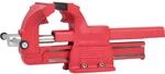 KS Tools Parallel-Schraubstock ohne Drehteller, Backenl&auml;nge 120 mm, mit