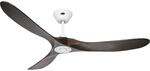 Deckenventilator ECO GENUINO, Rotorblatt-&Oslash; 1520 mm, nuss / mattwei&szlig; kaiserkraft