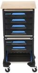 GEDORE Werkzeugmobil WorkMo, Breite 580 mm, 6 Schubladen, HxT 1140 x 550 mm