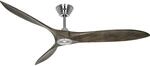 Deckenventilator ECO AIRSCREW, Rotorblatt-&Oslash; 1520 mm, grau / Chrom kaiserkraft