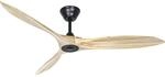 Deckenventilator ECO AIRSCREW, Rotorblatt-&Oslash; 1520 mm, natur / mattschwarz kaiserkraft