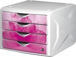 helit Schubladenbox, HxBxT 212 x 262 x 330 mm, VE 5 Stk, Schubladendesign wild flower