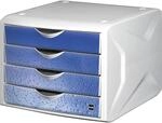 helit Schubladenbox, HxBxT 212 x 262 x 330 mm, VE 5 Stk, Schubladendesign cool water