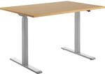 Topstar Schreibtisch, elektrisch h&ouml;henverstellbar, gerade, BxT 1200 x 800 mm,