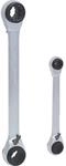 KS Tools 4 in 1 GEARplus umschaltbar Doppel-Ratschenringschl&uuml;ssel-Satz, 2 Teile,