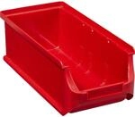 Sichtlagerkasten, LxBxH 215 x 100 x 75 mm, VE 20 Stk, rot kaiserkraft