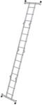 MUNK Alu-Vielzweckleiter, inkl. Arbeitsplattform, 14 Sprossen