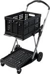 CLAX Klappmobil, mit 46-l-Klappbox, Black Edition, ab 2 Stk kaiserkraft