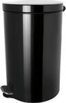 helit Silberionen-Tretabfallsammler, mit Kunststoff Inneneimer, Volumen 3 l, schwarz