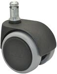 Wagner Drehstuhl-Doppelrollen-Set, Radbreite 55 mm, &Oslash; 50 mm, TPR