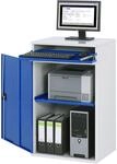 RAU Computer-Arbeitsstation, Schrankgeh&auml;use mit 1 Ausziehboden, Breite 650 mm,