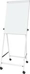 MAUL Flipchart MAULoffice, Vierbein mobil, H&ouml;he 2015 mm, Tafelh&ouml;he 1000 mm, wei&szlig;