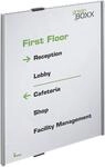 DURABLE T&uuml;rschild, Rippenoptik mit Acrylplatte, mit Kartoneinlage, BxH 297 x 420 mm,