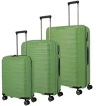 Travelite Kofferset 3tlg. Mooby 4w S/M erw./L gr&uuml;n