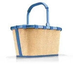 reisenthel BK4122, reisenthel Einkaufskorb carrybag 22l frame raffia blue