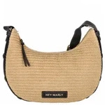 HEY MARLY Umh&auml;ngetasche Lifetime Sister M Straw sand black - 27