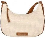 HEY MARLY Umh&auml;ngetasche Lifetime Sister M Straw crema cognac - 27