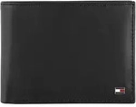 Tommy Hilfiger Querb&ouml;rse Herren Eton Flap & Coin Pocket schwarz - 10