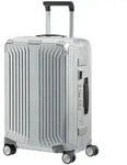 Samsonite Handgep&auml;ckkoffer Lite-Box Alu Spinner 55cm silber - 55