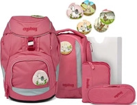 ergobag ERG-SET-001-A07, Ergobag Schulranzen Set 6tlg. Pack (2021) Lamas in B&auml;rjamas