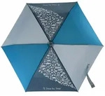 Step by Step Taschenschirm Magic Rain Effect blue