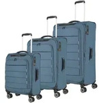 Travelite Kofferset 3tlg. SKAII 4w S/M erw./L erw. panoramablau