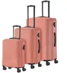 Travelite Kofferset 3tlg. BALI 4w S/M/L koralle