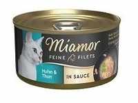 Miamor Dose Feine Filets Huhn & Thunfisch in Sauce 85g (Menge: 24 je...