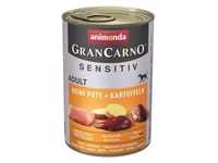 Animonda GranCarno Adult Sensitive Pute & Kartoffel pur 400g (Menge: 6 je