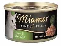 Miamor Dose Feine Filets Heller Thunfisch & Gemüse 100 g (Menge: 24 je