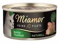 Miamor Dose Feine Filets Naturelle Bonito-Thunfisch 80 g (Menge: 24 je