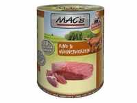 MACs Cat Rind & Hühnerherzen 400g (Menge: 6 je Bestelleinheit)