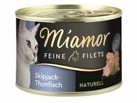 Miamor Dose Feine Filets Naturelle Skipjack-Thunfisch 156 g (Menge: 12 je