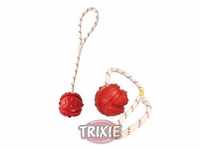 Trixie Ball am Seil, schwimmt, Naturgummi 4,5 cm 35 cm