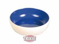 Trixie Keramiknapf, Katze 0,3 l 12 cm, creme blau