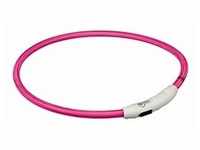 Trixie Flash Leuchtring USB pink L-XL 65 cm/7 mm