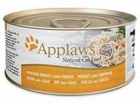 Applaws Cat Nassfutter Dose Hühnchenbrust & Käse 156 g (Menge: 24 je