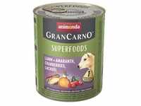 Animonda GranCarno Adult Superfood Lamm & Amaranth 800g (Menge: 6 je...