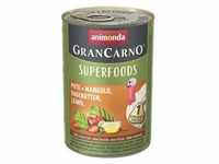 Animonda GranCarno Adult Superfood Pute & Mangold 400g (Menge: 6 je Bestelleinheit)