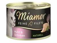 Miamor Dose Feine Filets Naturelle Huhn & Schinken 156 g (Menge: 12 je