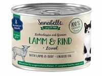 Sanabelle Nassfutter mit Lamm & Rind 195 g (Menge: 6 je Bestelleinheit)