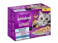 Whiskas Tasty Mix Portionsbeutel Multipack Fish of the Day in Sauce 12x85g (Menge: 4