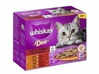 Whiskas Portionsbeutel Duo Multipack Classic Combos in Gelee 12 x 85g (Menge: 4 je