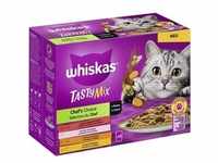 Whiskas Tasty Mix Portionsbeutel Multipack Chefs Choice in Sauce 12 x 85g...